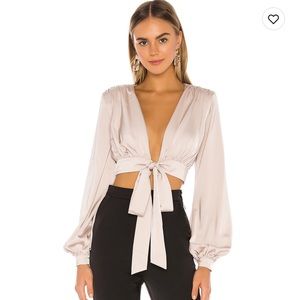 Revolve NBD Imogen Top in champagne